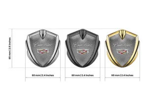 Cadillac Abzeichen Selbstklebend Tuning Stil Glänzend Top